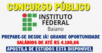 Concurso IF BAIANO 2019