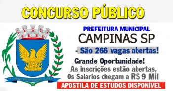 Concurso Prefeitura de Campinas 2019